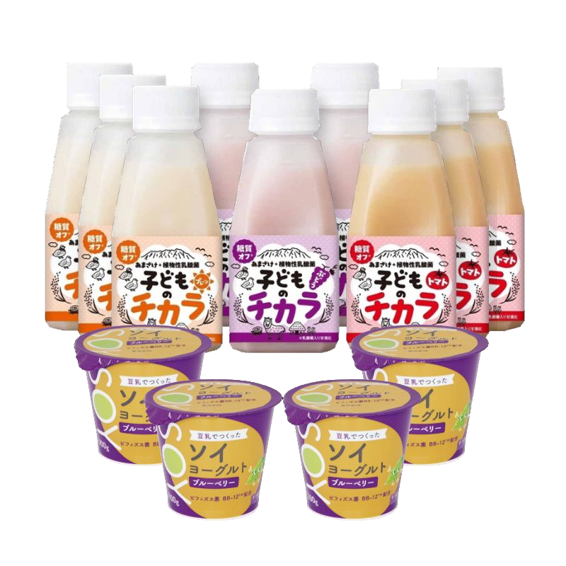 子どものチカラ＆ソイヨーグルトブルーベリーセット